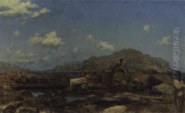Badende Knaben An Der Bucht Von Palermo - view 1