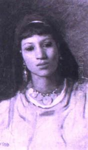 An Armenian Dancer by Carl Leopold Mueller