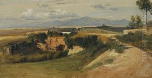 Weite Campagnalandschaft by Carl Wilhelm Mueller