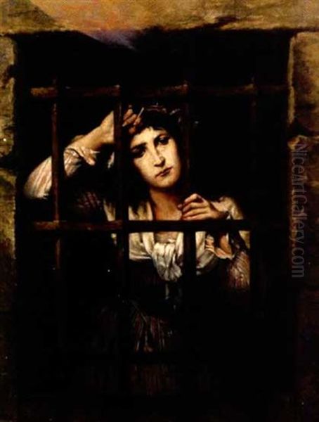 Portrait Of Jeanne-marie Roland, De La Platiere, In A Jail Cell (collab. W/alfred De Richemont) - view 1