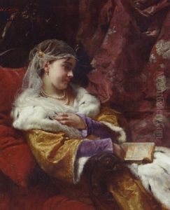 Far Away Thoughts by Charles Louis Lucien Mueller