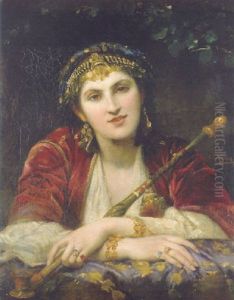 La Belle Orientale by Charles Louis Lucien Mueller