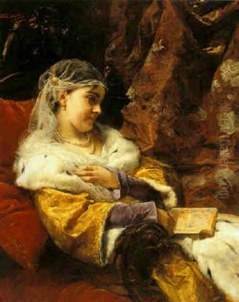 A Languissant Lady On A Sofa - view 1