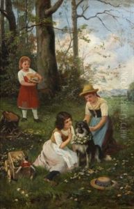Fruhlingsfreuden by Eduard Josef Mueller