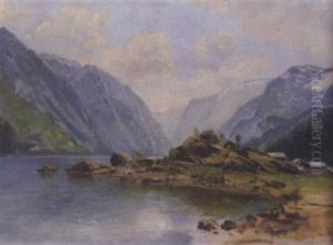 Maage-fjord by Eduard Josef Mueller