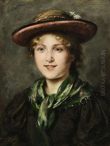 Portrait Eines Jungen Dirndls