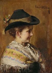 Dirndl In Tracht by Emma (Edle von Seehof) Mueller