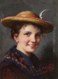 Dirndl Mit Strohhut
