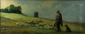 Shepherd And Sheep