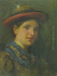 Dirndl In Tracht Und Mit Hutchen by Emma (Edle von Seehof) Mueller