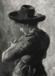 Trachtenmadchen by Emma (Edle von Seehof) Mueller
