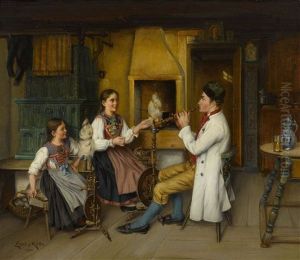 Der Flotenspieler by Ernst Immanuel Mueller