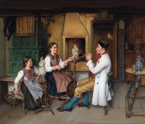 Der Flotenspieler, Munchen - view 1