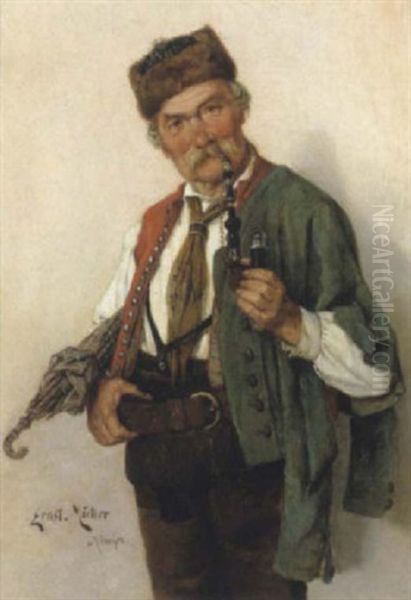 Rauchender Bauer - view 1