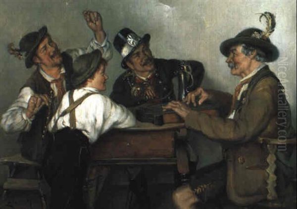 Musizierende Bauern - view 1