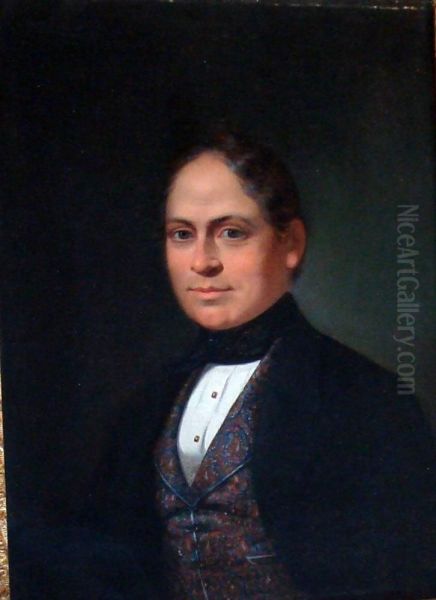 Portrait D'homme Au Gilet Cachemire - view 1