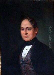 Portrait D'homme Au Gilet Cachemire by Jean Joseph Bilfeldt