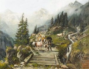 Alpaufzug Im Berner Oberland