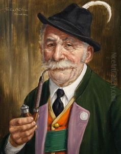 A Good Pipe (+ The Trophy; Pair) by Fritz Muller