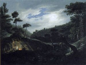 Angeblich Nachtlicher Blick In Das Helenental Bei Baden