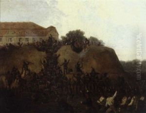 A Military Siege By A Mansion
