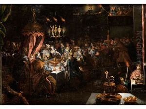 Das Fest Des Belsazar by Jan Muller