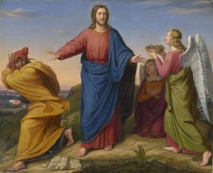 Die Versuchung Christi by Johann Baptist Mueller
