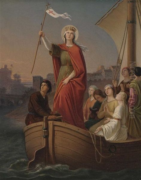 Hl. Ursula Mit Den Jungfrauen Auf Dem Rhein - view 1