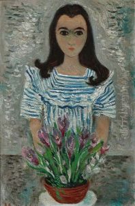 Girl With Flowers
