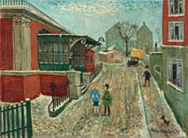 Town Scenery, Early Spring - view 1