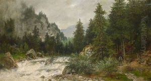 Bachlauf Im Hochgebirge