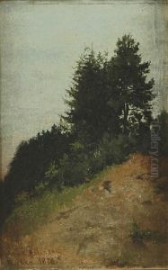 Zbocze Pagorka Z Dwiema Sosnami by Anna Bilinska-Bohdanowicz
