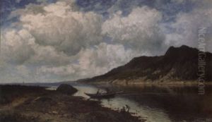 Fjordlandskap Met Bat