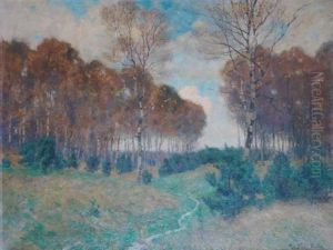 Fall Landscape by Peter Paul Mueller