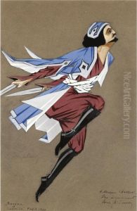 Costume Design For The 1930 Production Of Glinka's by Boris Bilinsky