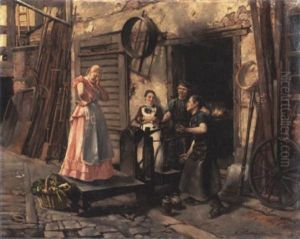Erheiterndes Ergebnis Auf Der Lastenwaage by Robert (Warthmueller) Mueller