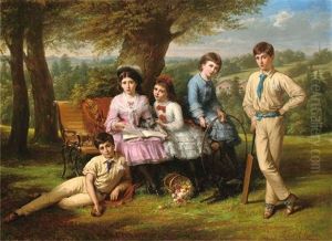 The Johnston Children by Robert Antoine Mueller