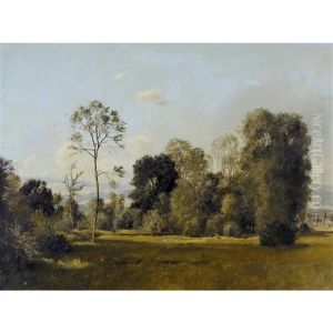 Sommerlicher Waldrand by Rudolf Mueller