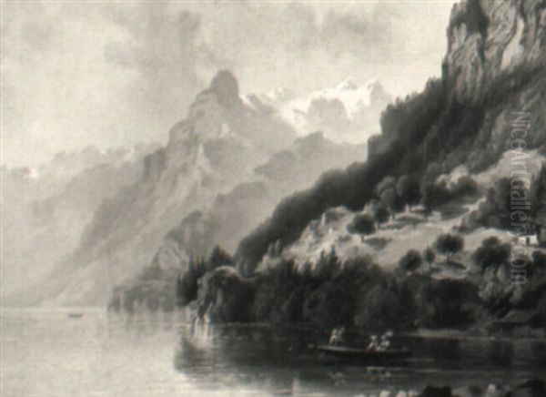 Schweizer Seenlandschaft (vierwaldst,tter See?) - view 1