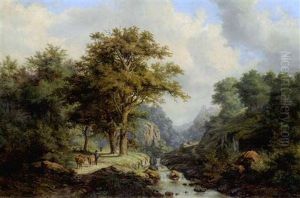Landschaft Mit Fluss by Rudolph Gustav Mueller