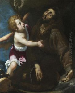 The Stigmatisation Of Saint Francis by Giovanni Biliverti