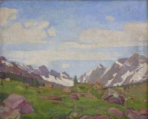 Paysage Montagneux by Wilhelm (William) Mueller