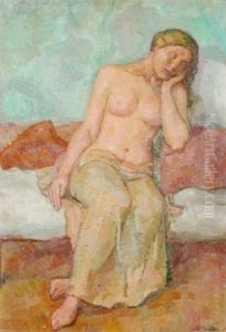 Femme Sur Un Lit