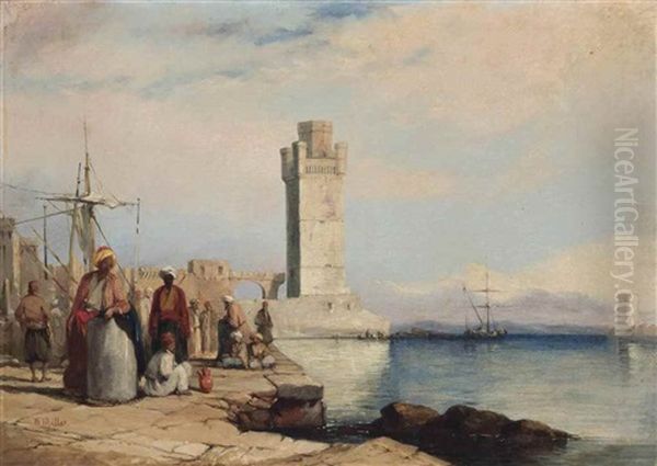 On The Quay At An Oriental Port - view 1