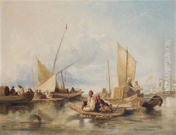 Figures On The Nile - view 1