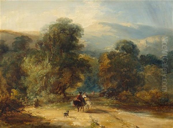 Two Riders In A Landscape - view 1