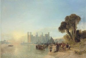 Caernarfon Castle, North Wales by William James Mueller