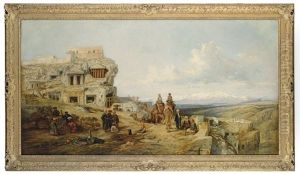 Rock Tombs, Tlos, Lycia, The Citadel From The South-east