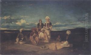 Oriental Musicians In A Landscape Oriental Musicians In A Landscape