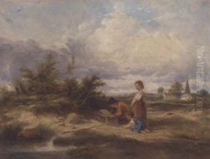 Setting The Trap by William James Mueller